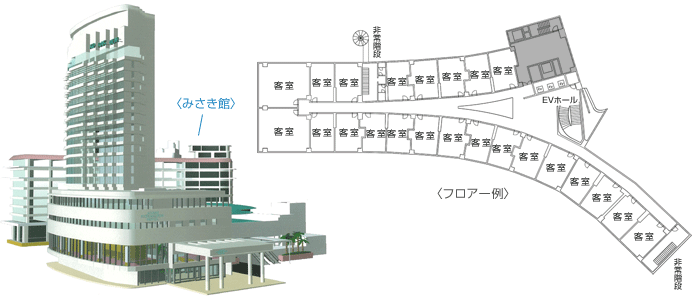 みさき館フロアマップ